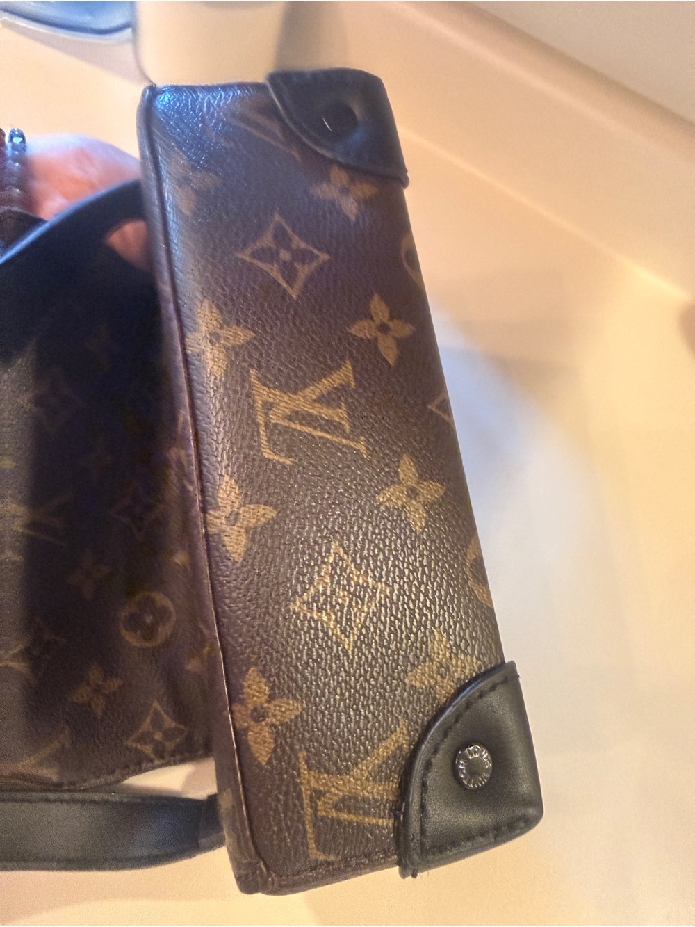 Brown Monogram Crossbody Bag - Picture 7 of 10